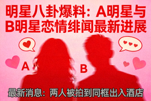明星八卦爆料：A明星与B明星恋情绯闻最新进展